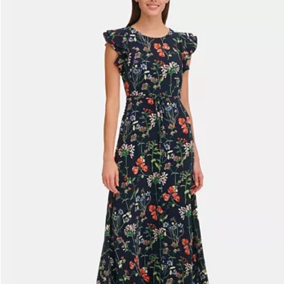 Tommy Hilfiger Dresses & Skirts - Tommy Hilfiger Belted Maxi Dress